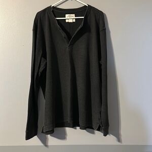 St Johns Bay 2X Dark Gray Long Sleeve Top